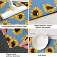 thumbnail image 3 of Blue Sunflower Pattern Kitchen Rug Mat,Kitchen Runner Rugs Non Skid Washable,Decorative Kitchen Floor Mats for Kitchen,Sink,Laundry,17"X47", 3 of 5