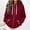 Wine, variant on Women Full Zip Up Hoodie Sweatshirt Sevevn Drawstring Hood Kangaroo Pockets Soft Fleece Casual Top for Daily Loungewear Sports Street Wear