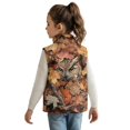 thumbnail image 3 of Pzuqiu Camo Hunting Owl Kids Zip Up Vest Casual Clothes for Girls 11-12 Breathable Winter Lightweight Sleeveless Fleece Jacket with Pocket Fall Outfits Fashion Clothing for Girls, 3 of 7