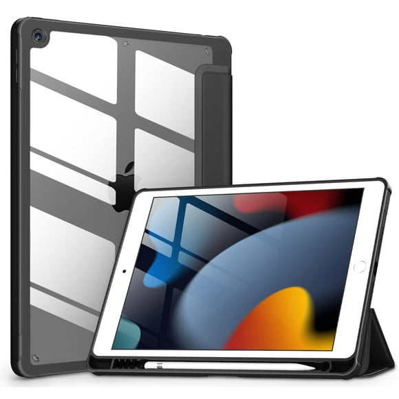 Funda VIKESI para iPad 9ª, 8ª y 7ª generación de 10,2 pulgadas con soporte para lápices