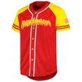 thumbnail image 2 of Men's Red Hulk Hogan Baseball Jersey, 2 of 3