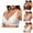 White, variant on Wireless Bras for Women Comfortable V Neck Full Coverage Seamless No Underwire Bralettes Everyday Bra
