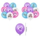 thumbnail image 4 of Kpop Demon Hunters Birthday Party Supplies,KPop Demon Hunters Birthday Party Supplies One set of paper flags + 12 flag holders + 16 balloons + 1 large power strip + background cloth, 4 of 8
