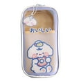 thumbnail image 1 of Estuche para lápices Kawaii, estuche bonito portátil para lápices para niñas, estuche transparente para lápices de gran capacidad, suministros escolares para chicas adolescentes, 1 of 5