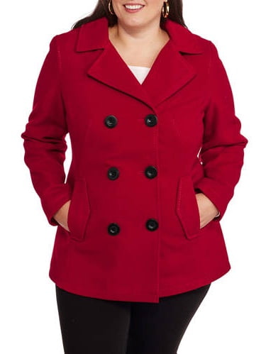 Faded Glory Peacoat Plus - Walmart.com