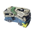 thumbnail image 3 of BELOVING Auto Wreck Aquarium Decoration Betta Cave Prawn Habitat for Crustaceans School Bus, 3 of 10