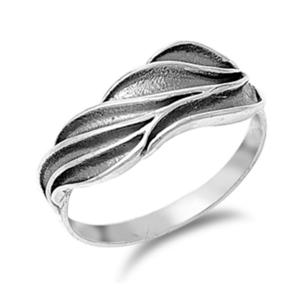Royal Design 925 Sterling Silver Leaf Ring Walmart Com Walmart Com