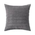 thumbnail image 2 of AOMXGD Boho Decorative Pillow Covers 20"x20" for Living Room Couch Bed Sofa, Stylish Simplicity Home Decor, Soft Corduroy Cushion Home Essentials on Clearance, Gray, 2 of 6