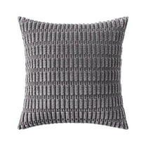 PRETXORVE Pillow Cases Boho Decorative Pillow Covers 45x45 Cm for Living Room Couch Bed Sofa, Stylish Simplicity Home Decor, Soft Corduroy Cushion