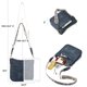 thumbnail image 3 of Bandoleras BOSTANTEN Trendy de piel vegana hobo azul marino, 3 of 8