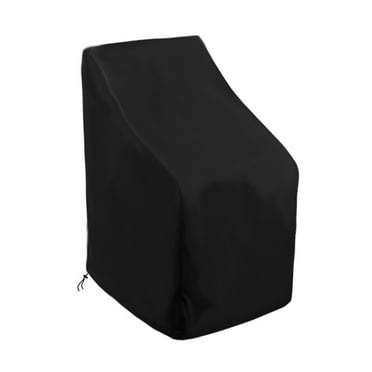 AUQ Patio Furniture Covers,Waterproof Patio Chair Covers,Oxford Fabric Heavy Duty Outdoor Furniture Covers,All-Weather Protection,Black