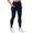 #0101-Navy, variant on Womens High Waist Yoga Leggings Side Pockets Stretch Tummy Control Solid Skinny Workout Pants 88%Polyamide,12%Elastare M Gray Halloween Gift