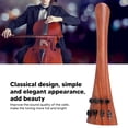 thumbnail image 3 of 4/4 Cello Tailpiece, Rosewood Cello Musical Tailpiece  Intonation Practical Decorative  For Performance, 3 of 7