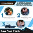 thumbnail image 5 of OutdoorsmanLab Ultralight Sleeping Pad - Ultra-Compact for Backpacking, Camping, Travel w Air-Support Cells Design (Blue), 5 of 5
