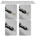 thumbnail image 4 of Angle Grinder to Straight Grinder Conversion Kit, 3MM & 6MM Chuck Adapter Attachment for Wood Metal Polishing Sanding Cutting DIY, 4 of 7