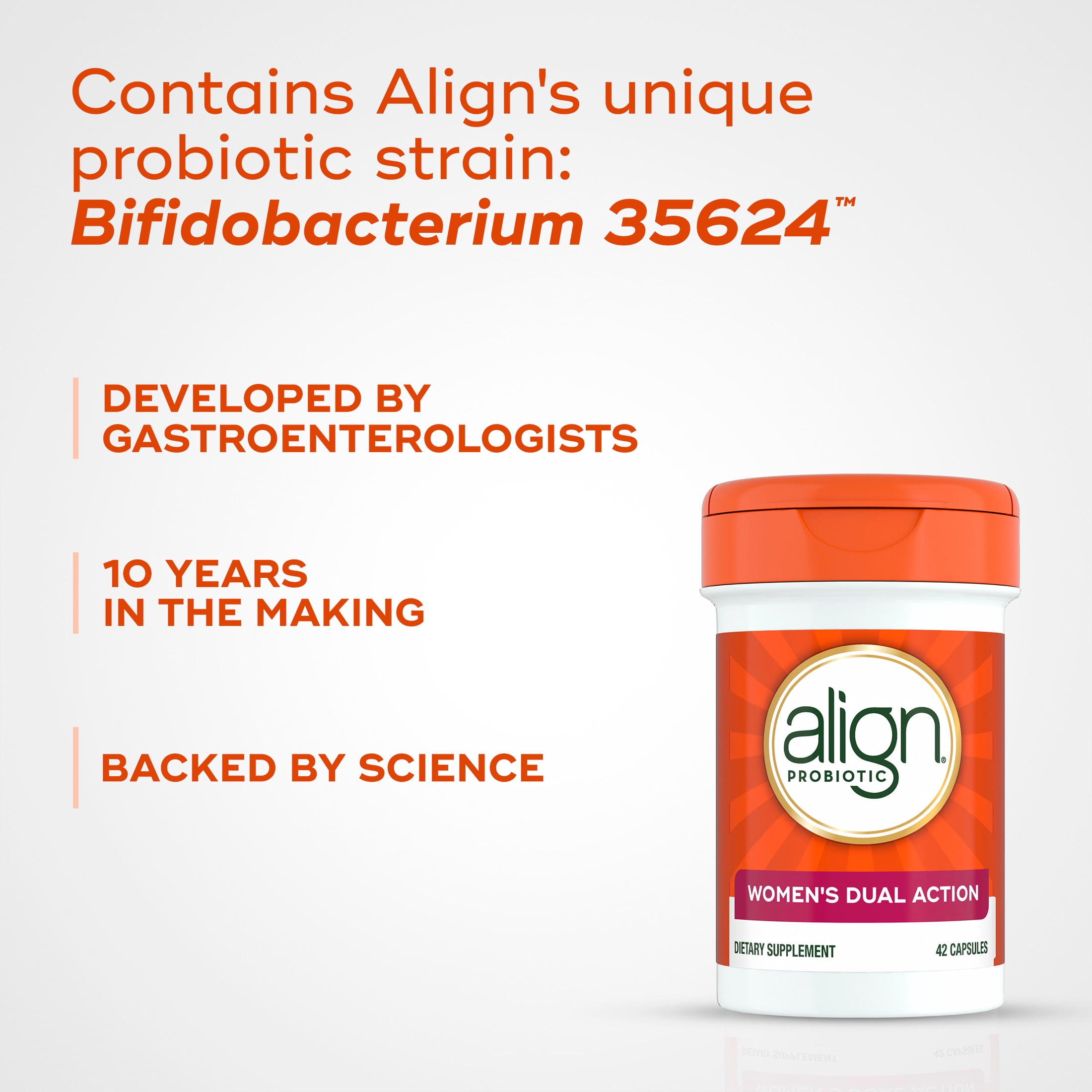 Align Probiotic Women's Dual Action, Probiotics for Women, 28 Capsules