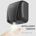 thumbnail image 5 of Interhasa Stainless Steel Hand Dryer 1800W High Speed，8-10 s Dry Time, Sturdy Commercial/Home/Industry/Bathroom,black., 5 of 8