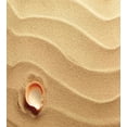 thumbnail image 2 of Seashells Duvet Cover Set, Little Seashell on Golden Yellow Sand Sea Coastal Theme Beach Art Print, Decorative 3 Piece Bedding Set with 2 Pillow Shams, King Size, Sand Brown, by Ambesonne, 2 of 2