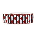 thumbnail image 2 of Tachiuwa Valentines Day Gift Ribbons Heart Ribbon 5Yards Decor 1.5" Wide Gift Wrapping Ribbon for Gift Packaging Scrapbooking Birthday Black White, 2 of 10