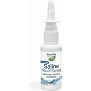 NaturePro Hypertonic Saline Nasal Spray for Dry Noses and Allergy Relief, 0.75 fl oz