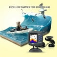 thumbnail image 3 of Profundidad Buscador de Pescado Sensor de Transductor Pescado 45 Grados Cámara de Pesca Submarina Buscador de Portátil Monitor impermeable Submarino LCD BARCO DE, 3 of 7