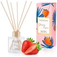 thumbnail image 1 of 3.5 oz Scent Diffuser with 6 Fiber Sticks, 100ml Stawberry Reed Diffuser Set Aromatherapy Fragrance Diffusers Air Fresheners for Home Bedroom Bathroom, 1 of 7