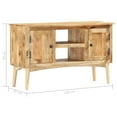 thumbnail image 4 of vidaXL Sideboard 100x35x60 cm Solid Mango Wood, 4 of 4