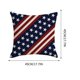 thumbnail image 3 of Funda de Almohada Del Día de La Independencia con La Bandera y La Letra Del Día de La Independencia, Funda de Almohada de Lino para Sofá o Oficina, Funda de Cojín, 3 of 5