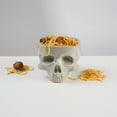 thumbnail image 2 of White Ceramic Skull Bowl, Gothic 3D Skull Shaped Serving Bowl, Food Safe Novelty Skull Dinner Bowl for Noodle Salad Snack Halloween Party Home Table Decor, 2 of 5