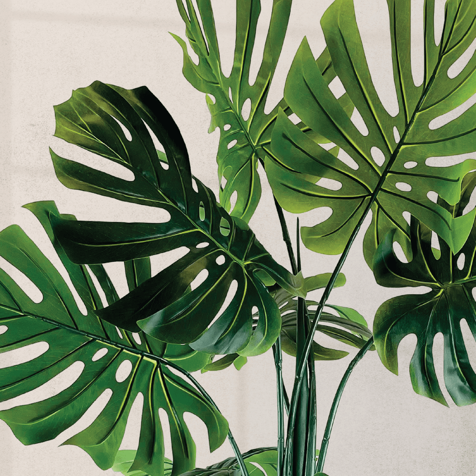 Artificial Plant, LCG Florals 5.5ft Monstera Tree in Deco Basket, Fake Indoor Faux Plant for Living Room, Office, and Home Decor