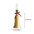 thumbnail image 3 of LSLJS Christmas Arbre Suspendu Decoration Scène Simulation Cloches Vertes, Noël Decorations, 3 of 4