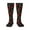 2 Black-1, variant on Cherry Print Thigh High Socks Extra Long Stretchy Sock Women Over Knee High Opaque Stocking Daily Wear