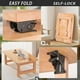 thumbnail image 4 of Folding Table Heavy Duty Folding Bracket For Folding Table Legs Self-Lock Hinge Hardware With Screws Lock Extension Support For Furniture Leg Cabinet Workbench, 4 of 6