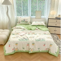 Antqov Cooling Blanket, 79x59" Breathable Blanket for Hot Sleepers Double-sided Ice Blankets Lightweight Summer Soft Cold Quilts for Bedroom Chair Sofa Travel Supplies