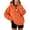 42## Orange, variant on Zip Up Hoodie Women Lightweight Jacket Oversized Sweatshirt Solid Color Fall Clothes Long Sleeve Loose Fit Y2K Tops,Dark Gray M