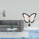 thumbnail image 2 of Estatua de mariposa Guan Yin, figura de Kuanyin, regalos de Feng Shui, artesanías, escultura de Buda femenino, reloj colgante de pared chino, acrílico, 2 of 8
