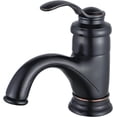 thumbnail image 1 of Grifo de baño de latón cepillado retro antiguo para baño, 1 of 5