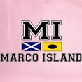 thumbnail image 2 of CafePress - Marco Island FL Nautical Flags Design Cap - Adjustable 100% Brushed Unisex Casual Cotton Baseball Cap, Beige, 1, 2 of 2