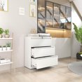 thumbnail image 6 of Locking Metal Lateral Filing Cabinet, Home Office Storage Cabinet for Hanging Files Letter/Legal/F4/A4, 6 of 12