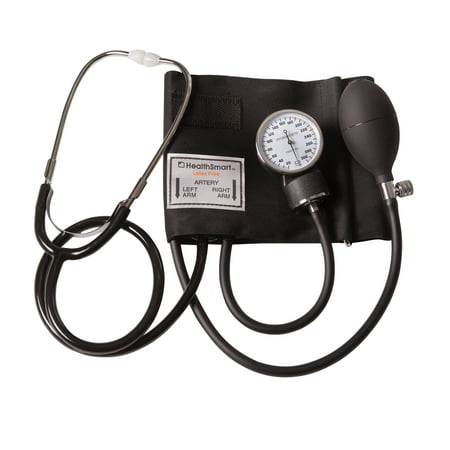 HealthSmart Manual Home Blood Pressure Monitor with Standard Cuff and Stethoscope,