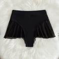 thumbnail image 5 of B91xZ Robe de Bain à Taille Élastique pour Femmes Contrôle du Ventre Tankini Bas, Noir L, 5 of 5