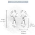 thumbnail image 3 of Gifts for Women Statement Earrings S925 Sterling Silver Oriental Earrings, 3 of 5