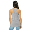 thumbnail image 2 of Bella + Canvas Women's Core Active Flowy Racerback Tanks, 3-Pack, Athletic Heather, Size XS, 2 of 3