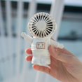 thumbnail image 1 of Ventilador portátil de mano de dibujos animados, ventilador de escritorio USB, pequeño ventilador de refrigeración para exteriores, viaje, Picnic, oficina, pequeño, Personal, 2 uds., 1 of 4