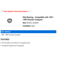thumbnail image 2 of Pilot Bearing - Compatible with 1987 - 1989 Chrysler Conquest 1988, 2 of 2