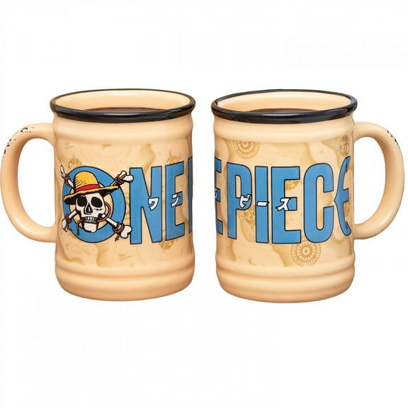 One Piece Logo 11oz Sculpted Ceramic Mug