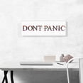 thumbnail image 2 of ARTCANVAS DONT PANIC Girls Room Decor Canvas Art Print - Size: 36" x 12" (1.50" Deep), 2 of 9