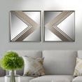 thumbnail image 2 of Wall Mirror - Metal Wall Decorative Mirrors - Set of 2, 2 of 4