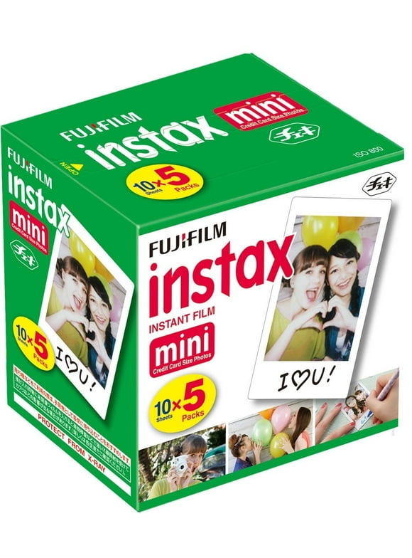 Fujifilm Instax Mini Instant Film, 50 Sheets