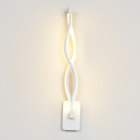 

Toyella LED aluminum wave wall light White 16W Warm light